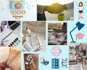 vision board per pianificare l'anno nuovo 